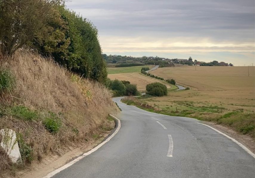 Undulating but not too busy