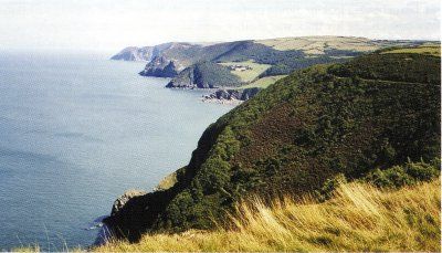 looking east from the coast path