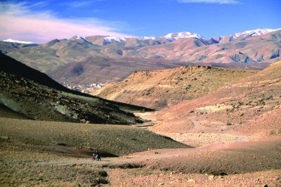 snow on the High Atlas near Msemrir