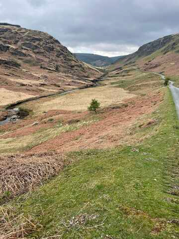 The road up to the devils staircase